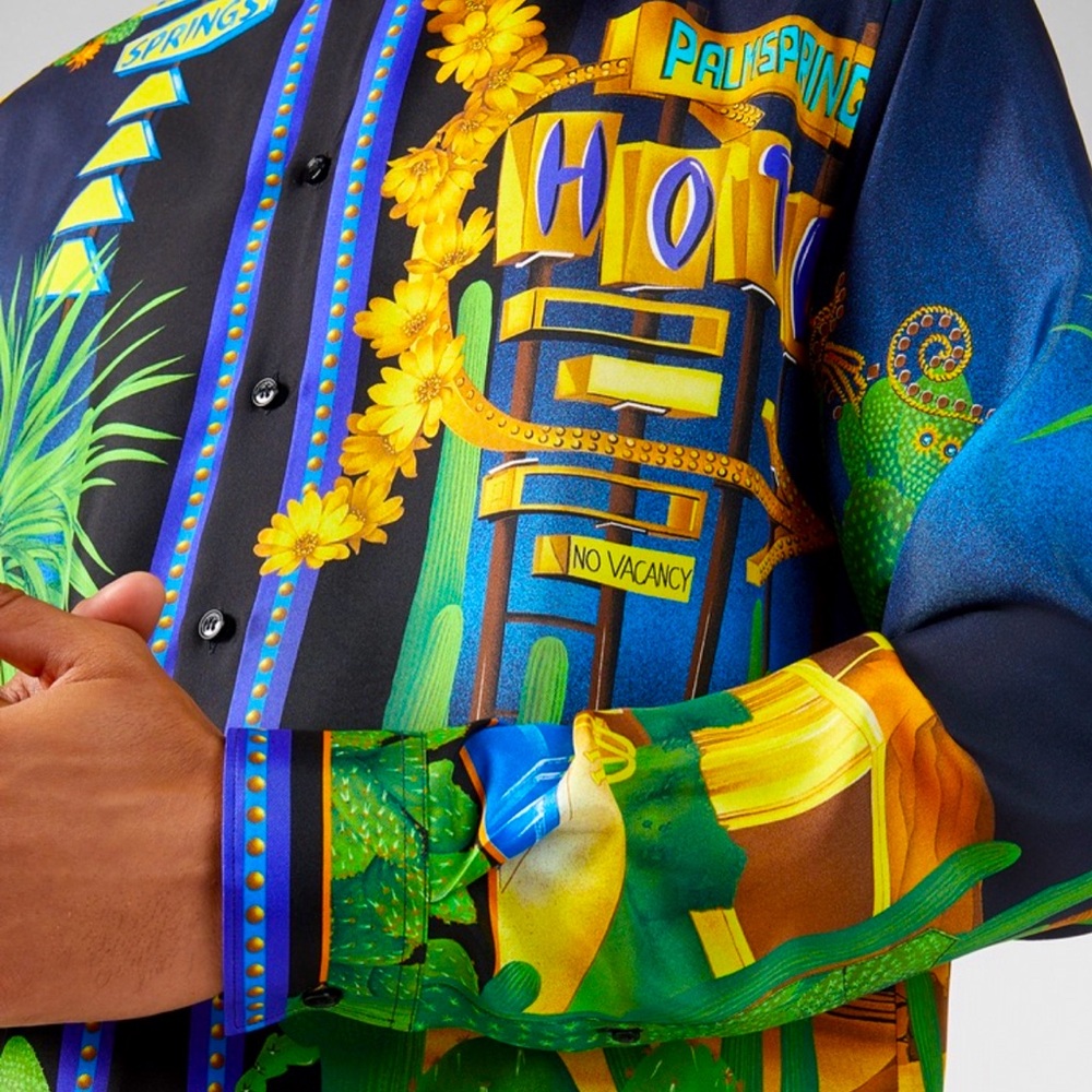 Versace Palm Springs Silk Shirt